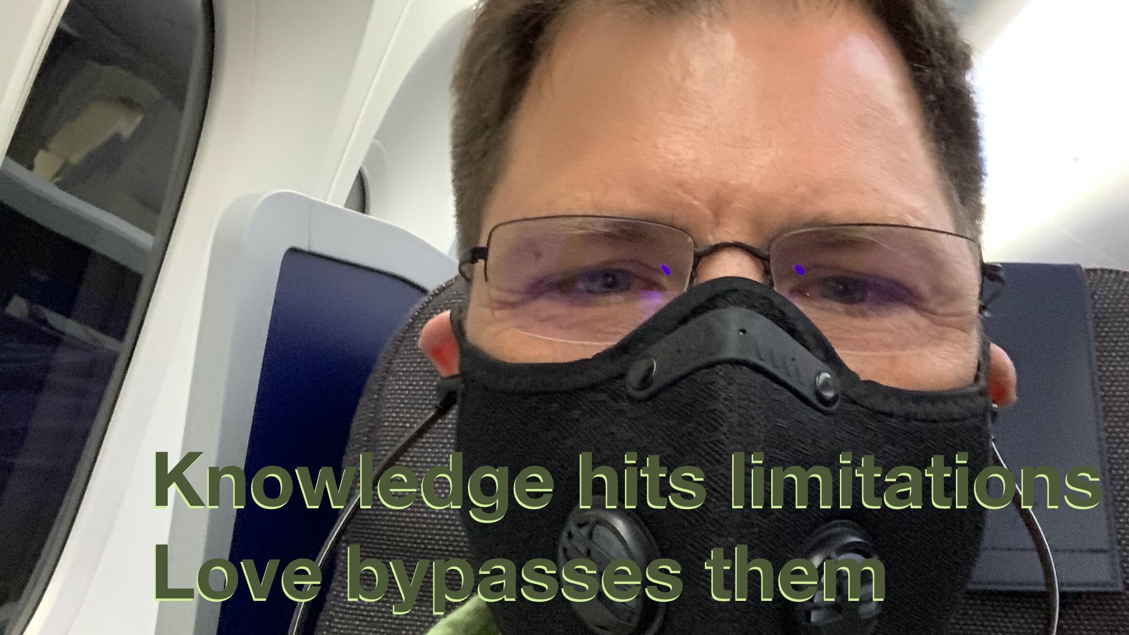Plane ride back from Manila February 25th. I had the mask because of the active volcano there but wore it to be sensitive to others on my return home to the US.